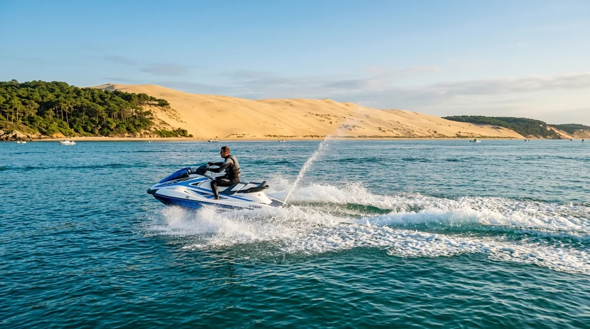 Location jet ski Arcachon : prix, permis et randonnées sur le bassin